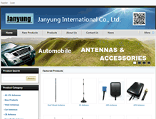 Tablet Screenshot of janyung.com